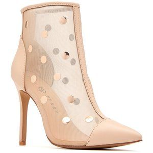 Katy Perry Mesh Cap-Toe Ankle Boots Size 9.5